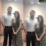 Janani Iyer Instagram - Okay I just ran into my all time fav @thearvindswami and man is he hot or what! 😍😍😍😍😍😍 #fangirlingsohard #cantstopdrooling
