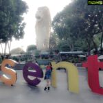 Janani Iyer Instagram – Oh wait she did  let me take one pic! 😂 Sentosa Island, Singapore