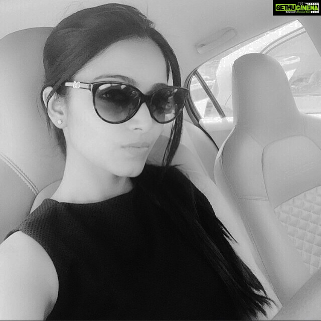 Janani Iyer Instagram - So here's a quick selfie before I fasten the seatbelt!#followrules