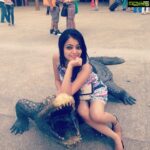 Janani Iyer Instagram – And  I’m just  brave like that!😉😜🙈😂#SG #nightsafari #fun Night Safari, Singapore