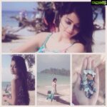 Janani Iyer Instagram – Posing in Cinque islands!#andaman#beaches Cinque Islands