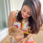 Janani Iyer Instagram - Meet BOJOKU! @sydney_bojokuu #notminethough #nofilter #littleballoffur #dogsofinstagram