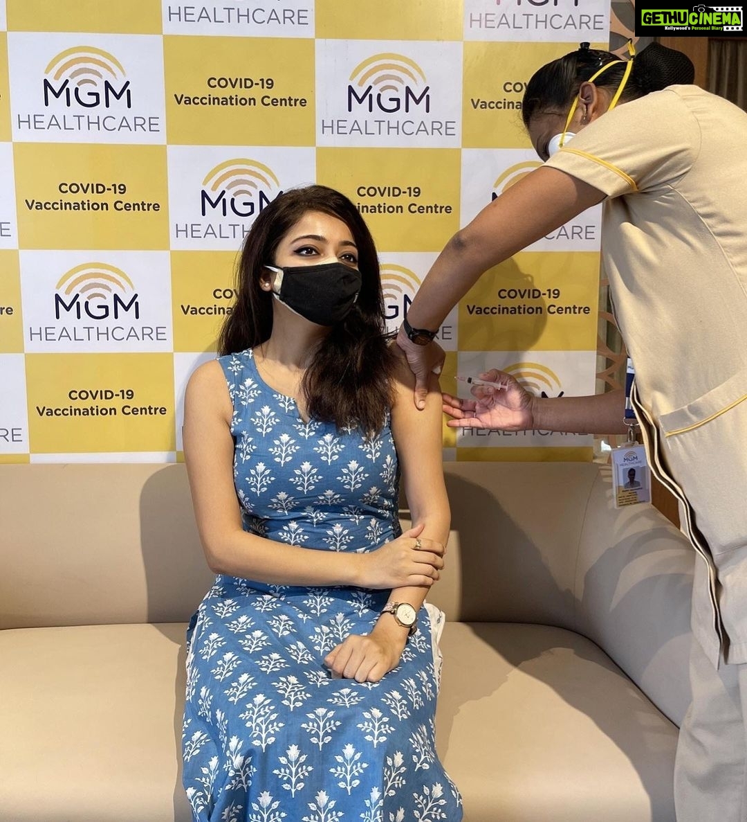 Janani Iyer - 70.9K Likes - Jabbed! 💉 First Dose Done! ✅ #ɢᴇᴛᴠᴀᴄᴄɪɴᴀᴛᴇᴅ #jabbed #covid_19 #covishield #vaccinationdone✔️ @mgmhealthcareindia