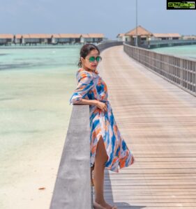 Janani Iyer Instagram - Missing this place already! 🏝❤️ 
Picture - @maarkh.mv