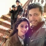 Jayam Ravi Instagram - This is us. Dedicating the first post with my family for my Instagram family 🙏🏼 @aarti.ravi #instagramdebut