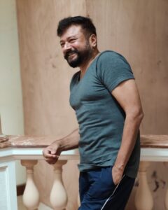 Jayaram Instagram - Getting back into shape after a while 💪🦾