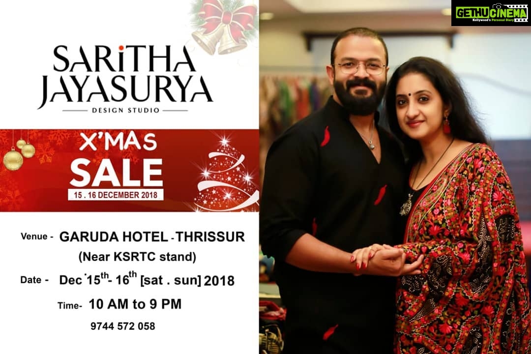 Jayasurya Instagram - Welcome trissur.... Today n tomorrow @thegarudahotel