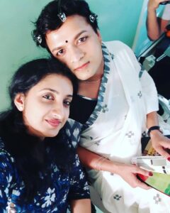 Jayasurya Instagram - എന്നെ സ്ത്രീയാക്കിയതിൽ, എന്റെ സ്ത്രീയ്ക്കും ഉള്ള പങ്ക് നിസ്സാരമല്ല. എന്റെ പ്രാന്ത് മനസ്സിലാക്കുകയും ,അതുപോലെ തന്നെ മേരിക്കുട്ടിയെയും മനസ്സിലാക്കി അവളെ ഒരുക്കിയ നിനക്കും. ഒപ്പം മേക്കപ്പ് മാൻ റോണക്സിനും എന്റെ ഹൃദയം നിറഞ്ഞ സ്നേഹം.😍😍😍