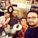 Jayasurya Instagram - Happy bday sidhu#amma rehersal#best buddies.....