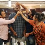 Jayasurya Instagram - Happy bday sidhu#amma rehersal#best buddies.....