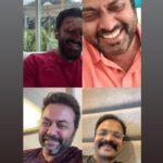 Jayasurya Instagram - “Classmates”❤️❤️❤️ കോവിഡ് കാലത്തിന് മുൻപ് സിലിമയിൽ അഫിനയിച്ചിരുന്നു എന്ന് പറയപ്പെടുന്ന നാല് ഫീകര പ്രവർത്തകർ @indrajith_s @therealprithvi @narainraam #stayhome #staysafe