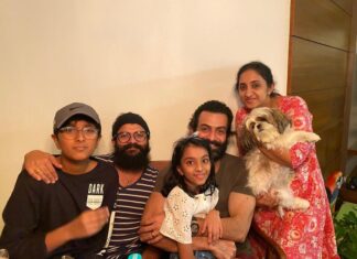 Jayasurya Instagram - Happy B’day da .....❤️❤️😌❤️😘😘😘 @therealprithvi
