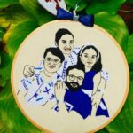 Jayasurya Instagram - A beautiful thread work by @sandys_craft_world She took 3 days to complete this. Thank you so much Dear love...🥰