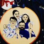 Jayasurya Instagram – A beautiful thread work by @sandys_craft_world 
She took 3 days to complete this.
Thank you so much Dear love…🥰