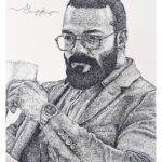 Jayasurya Instagram - @shijo_johnson_t_d took 34 Hours & more than 30,000 dots to create this picture.That 34 hours i was in your mind & i consider it priceless!! I will meet you soon brother ...love you ❤️❤️😘😘