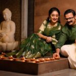 Jayasurya Instagram - Happy Diwali. keep our inner light glowing. @sarithajayasurya MCB @sharon.shyam