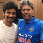 Jiiva Instagram - Happy birthday to the real capsy! Thank you for making cricket what it is today… proud to be a part of your reel journey @therealkapildev #83thefilm #thisis83 #capsy #happybirthdaylegend