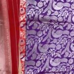 Joy Crizildaa Instagram - 💜❤️ To place an order Kindly DM ! ❤️ Disclaimer : color may appear slightly different due to photography No exchange or return Unpacking video must for any sort of damage complaints Threads here and there, missing threads are not considered as damage as they are the result in hand woven sarees.