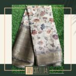 Joy Crizildaa Instagram – Handloom linen saree with floral digital print with jacquard border 

To place an order Kindly DM ! ❤️

Disclaimer : color may appear slightly different due to photography
No exchange or return 
Unpacking video must for any sort of damage complaints 

Threads here and there, missing threads are not considered as damage as they are the result in hand woven sarees. 

#joycrizildaa  #joycrizildaasarees #handloom #onlineshopping #traditionalsaree  #sareelove #sareefashion #chennaisaree #indianwear #sari #fancysarees #iwearhandloom #sareelovers  #sareecollections #sareeindia