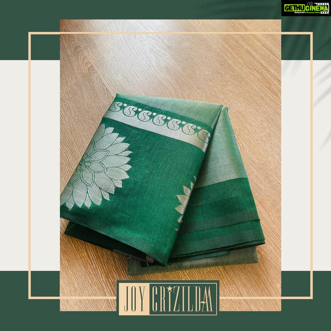 Joy Crizildaa Instagram - Tissue silk π Nothing makes a woman look more beautiful like a saree does β¨ To order , DM Disclaimer : color may appear slightly different due to photography No exchange or return. Threads here and there, missing threads are not considered as damage as they are the result in hand woven sarees. Unpacking video must for any sort of damage complaints #joycrizildaa #joycrizildaasarees #handloom #onlineshopping #traditionalsaree #sareelove #sareefashion #chennaisaree #indianwear #sari #fancysarees #iwearhandloom #sareelovers #sareecollections #sareeindia #loveforsarees