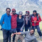 Jyothika Instagram - Hello everyone! On social media for the very first time ! A lot of positivity to share from my lockdown diaries. 😊 At the Himalayas on Independence Day, The beautiful Kashmir Great Lakes , 70 km trek With the awesome team of Bikat adventures- Rahul ,Sachin, Raul and Ashwin , n the Kashmir team Mushtaq n Riyaz bhai. Thank u 🙏 Life is only an existence, unless we start living it !! 😇 India is gorgeous! Jai hind ! 🙏