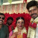 Kaali Venkat Instagram - #happymarriedlife #Ashokveerappan #priyavathi #love #marriage #friends