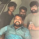 Kaali Venkat Instagram – with warriors of #SooraraiPottru  #looktest time #funpic @arjunannk #Deva #keerthiEshwaran