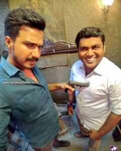 Kaali Venkat Instagram - #ratsasan #shooting #spot #fun #selfie