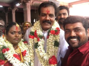 Kaali Venkat Instagram - #Muneeskanth & #Thenmozhi wedding
