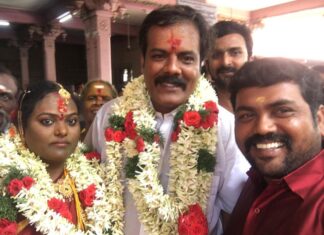 Kaali Venkat Instagram - #Muneeskanth & #Thenmozhi wedding