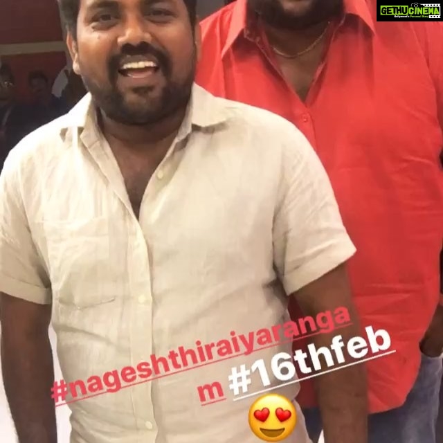Kaali Venkat Instagram - #nageshthiraiyarangam #promotions