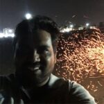 Kaali Venkat Instagram - #beach #night #selfie #halflight #sparkles