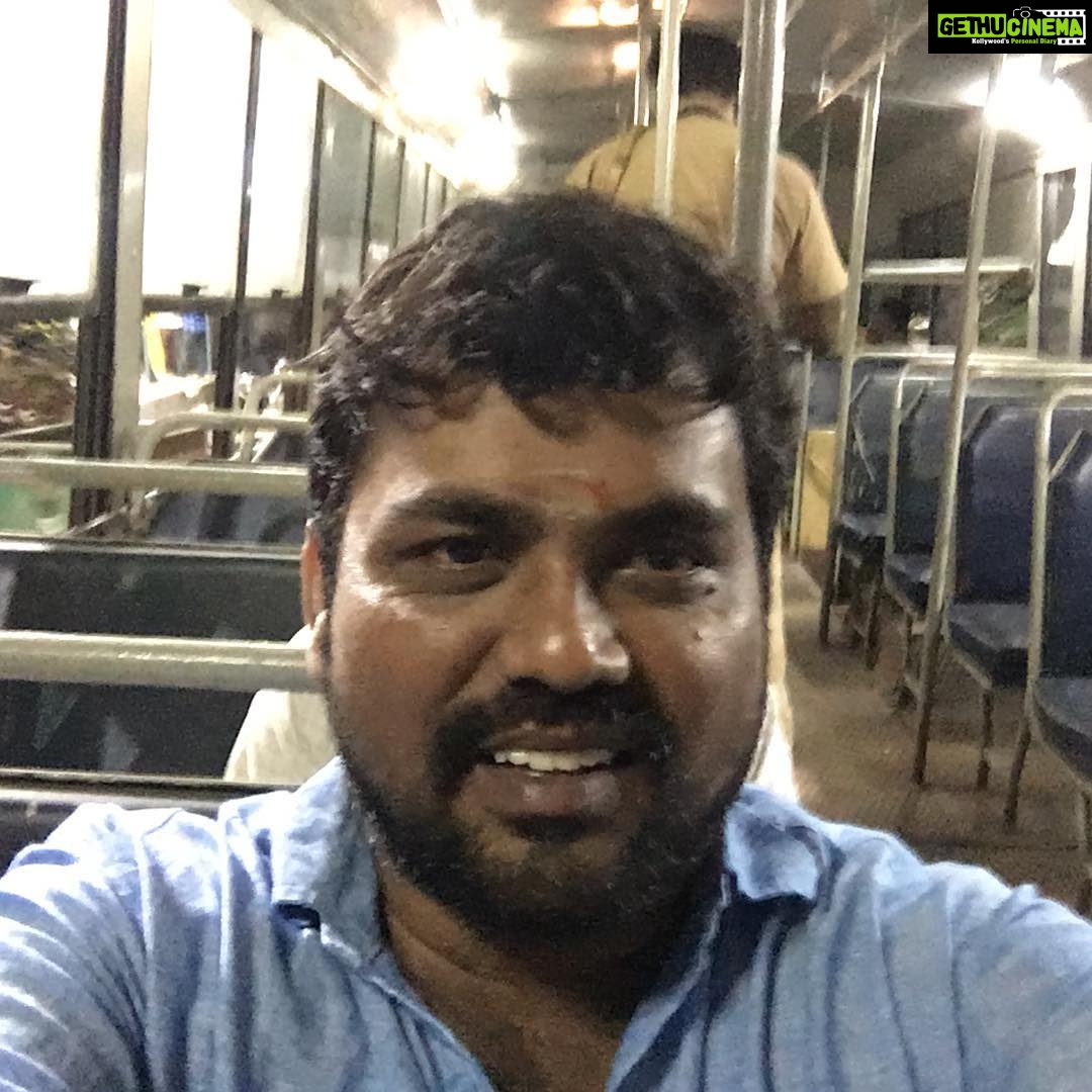 Kaali Venkat Instagram - After long back #bus #bustrip #citybus #selfie #fun