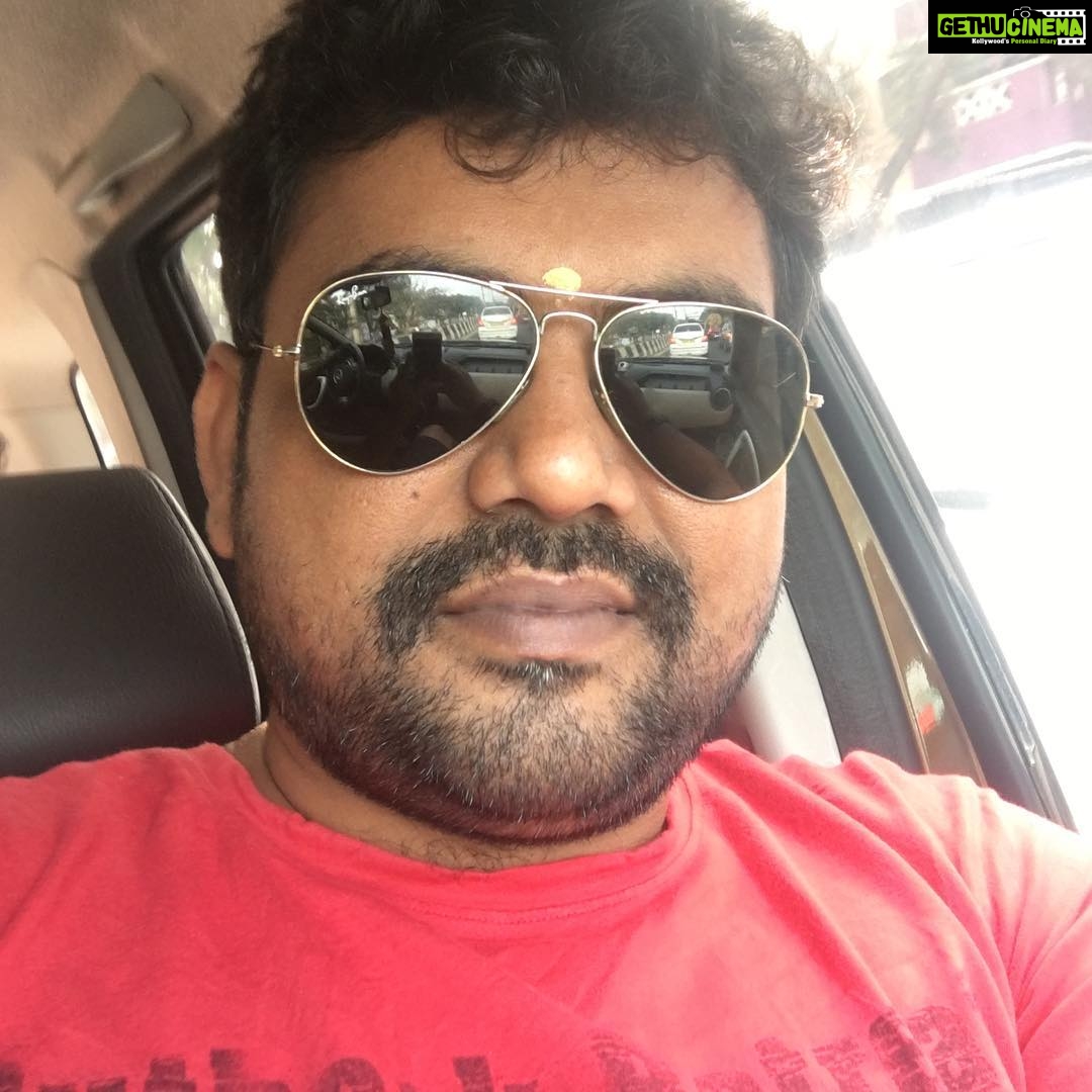 Kaali Venkat Instagram - Good morning going to #Shooting