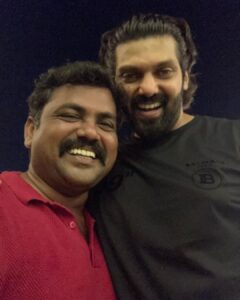 Kaali Venkat Instagram - #Sarpattaparamparai #Kabilan #Koni Love u @arya_offl saaaaaar 🥊🥰😍🙏🏾