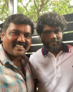 Kaali Venkat Instagram - #SarpattaParambarai #SarpattaOnPrime #Showtime with @beemji sir love u thala