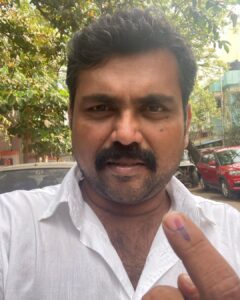 Kaali Venkat Instagram - புதிய வாக்காளர்களுக்கும் போட்டியிடும் வேட்பாளர்களுக்கும் எனது மனமார்ந்த வாழ்த்துக்கள் #Election2021 #democracy #vote