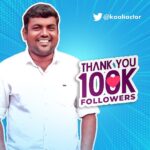 Kaali Venkat Instagram – #100KheartsOnTwitter🙏🏾