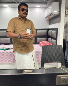 Kaali Venkat Instagram - #summer #starts #veshti #mirrorselfie #coolers #shooting