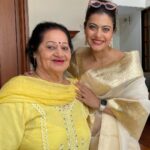Kajol Instagram - When u marry a Man U don’t only marry him. It’s his whole family as well. So here’s a cheer to someone who has always been there for me and on many days I feel more married to than even my husband 😜. Happy happy birthday to this awesome woman. Veena Devgan.