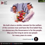 Kamal Haasan Instagram – We both share a similar concern for the welfare of the common man and have the firm belief that, in a democracy the Governance is FOR the people. 

May you live long to serve our people for many years to come. @arvindkejriwal