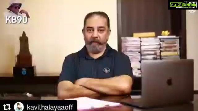Kamal Haasan Instagram - Mr. K. Balachander. A mere name with fame that I heard as a teenager. Who would have thought he would take many roles in the life of an actor like me. Benefactor, mentor, collaborator, father and now when I think of his child like energy, I feel the pride of a father. My salute to this important son of Indian Cinema