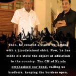 Kamal Haasan Instagram - Then, he created a storm by talking with a bloodstained shirt. Now, he has made his state the object of adulation in the country. The CM of Kerala emphasised our bond, calling us brothers, keeping the borders open. Our Heartfelt birthday wishes to our comrade @pinarayivijayan