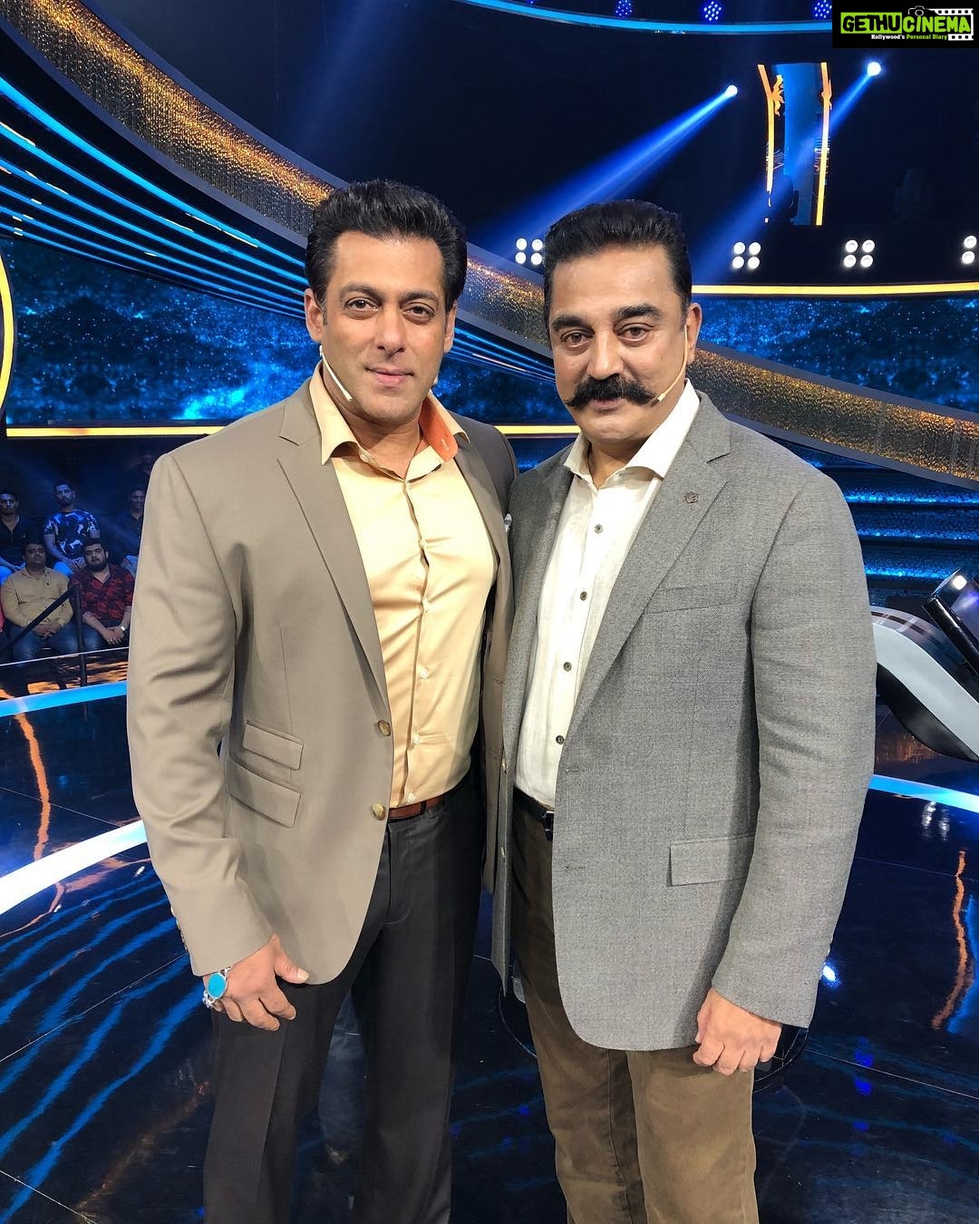 Kamal Haasan Instagram - Bhai ho toh aisa @beingsalmankhan happy to meet you after so long