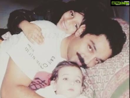 Kamal Haasan Instagram - You girls changed my life . As much as my mother did. Hence Father's day is also a Mother’s Day! @shrutzhaasan @aksharaa.haasan