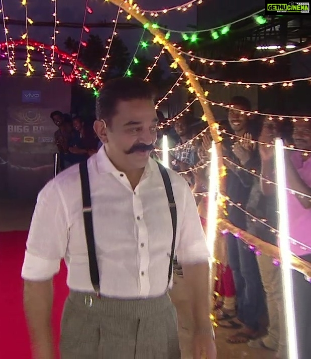 Kamal Haasan Instagram - #BiggBossTamil2 #1DayToGo We'll Be Watching!