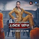 Kangana Ranaut Instagram - ⚠️ Watch #LockUpp tonight at 10pm on @altbalaji and @mxplayer⚠️ Set your alarms and ho jaao ready to watch this atyaachaari khel @ektarkapoor @babitaphogatofficial @poonampandeyreal @munawar.faruqui @missnisharawal @zulfizak @lockuppgame