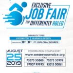 Karthi Instagram - Exclusive job fair for differently abled on 25th August 2019 at Loyola College #Chennai.