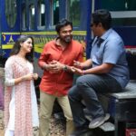 Karthi Instagram - @nikhilavimalofficial joins us in Ooty today. Welcome to the team :-) #Jyotika #Sathyaraj @jeethu4ever @viacom18studios