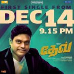 Karthi Instagram - #DevSingle from Dec 14.